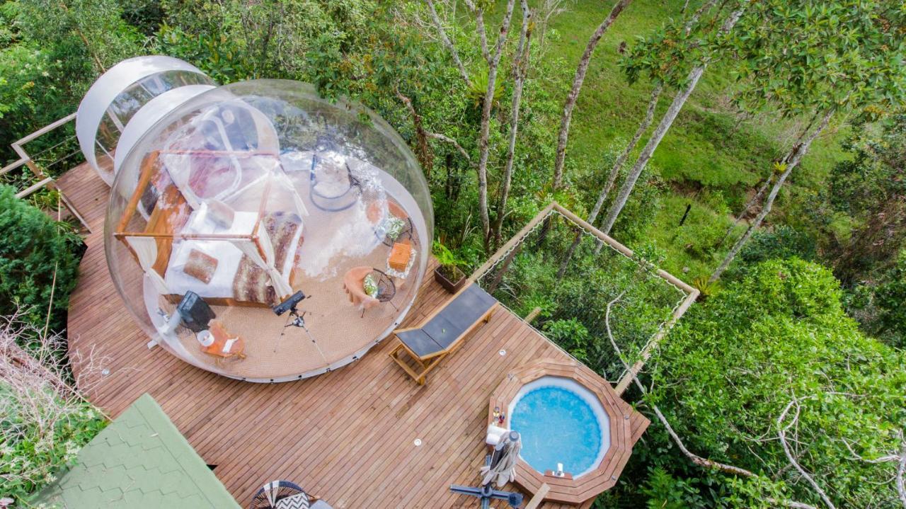 Bubblesky Glamping Guatape Hotel Exterior foto